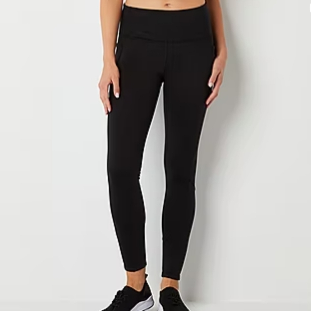 Xersion X-Warmth Fleece High Rise Quick Dry 0Full Length Leggings Size Women Med